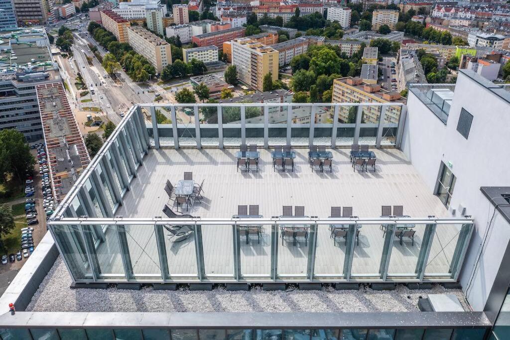 Apartament Blue City - Hanza Tower Stettin Exterior foto